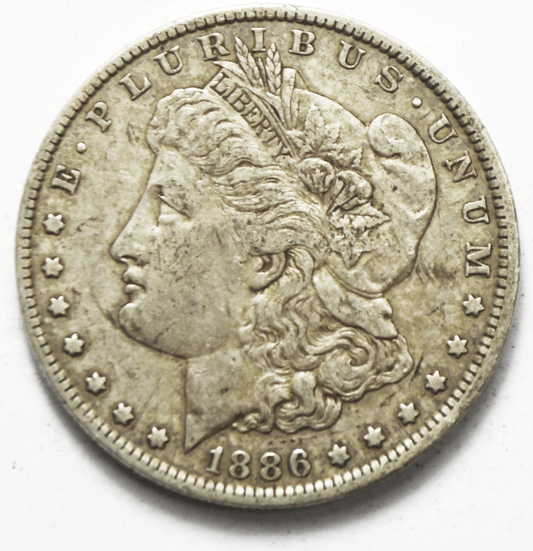 1886 O $1 Morgan Silver Dollar New Orleans VAM 1A2 Clashed E