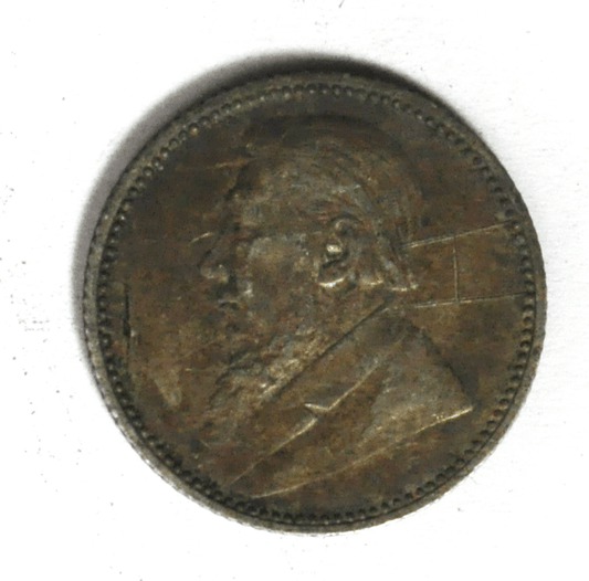 1897 South Africa Six 6 Pence Silver Coin Rare Low Mintage KM#4