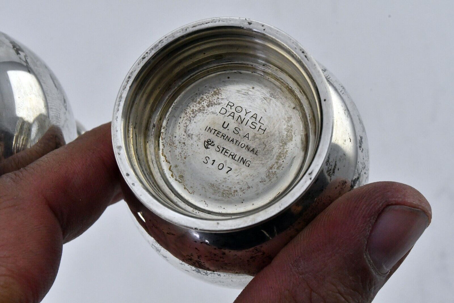 Royal Danish by International Sterling 4 1/2" Salt & Pepper Shakers 4.6 oz.