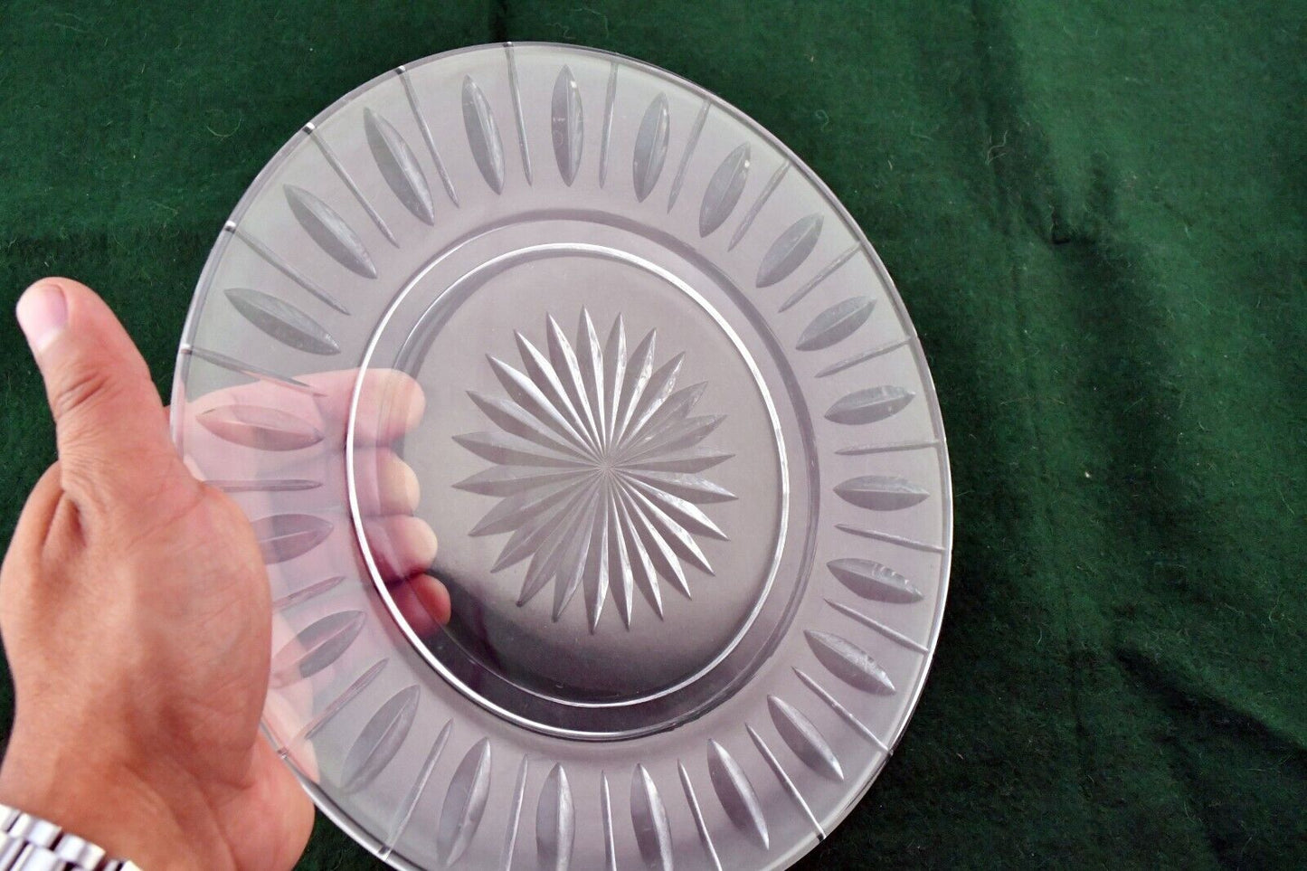 Hampshire by Stuart 8 1/2" Crystal Glass Luncheon Bread Plate