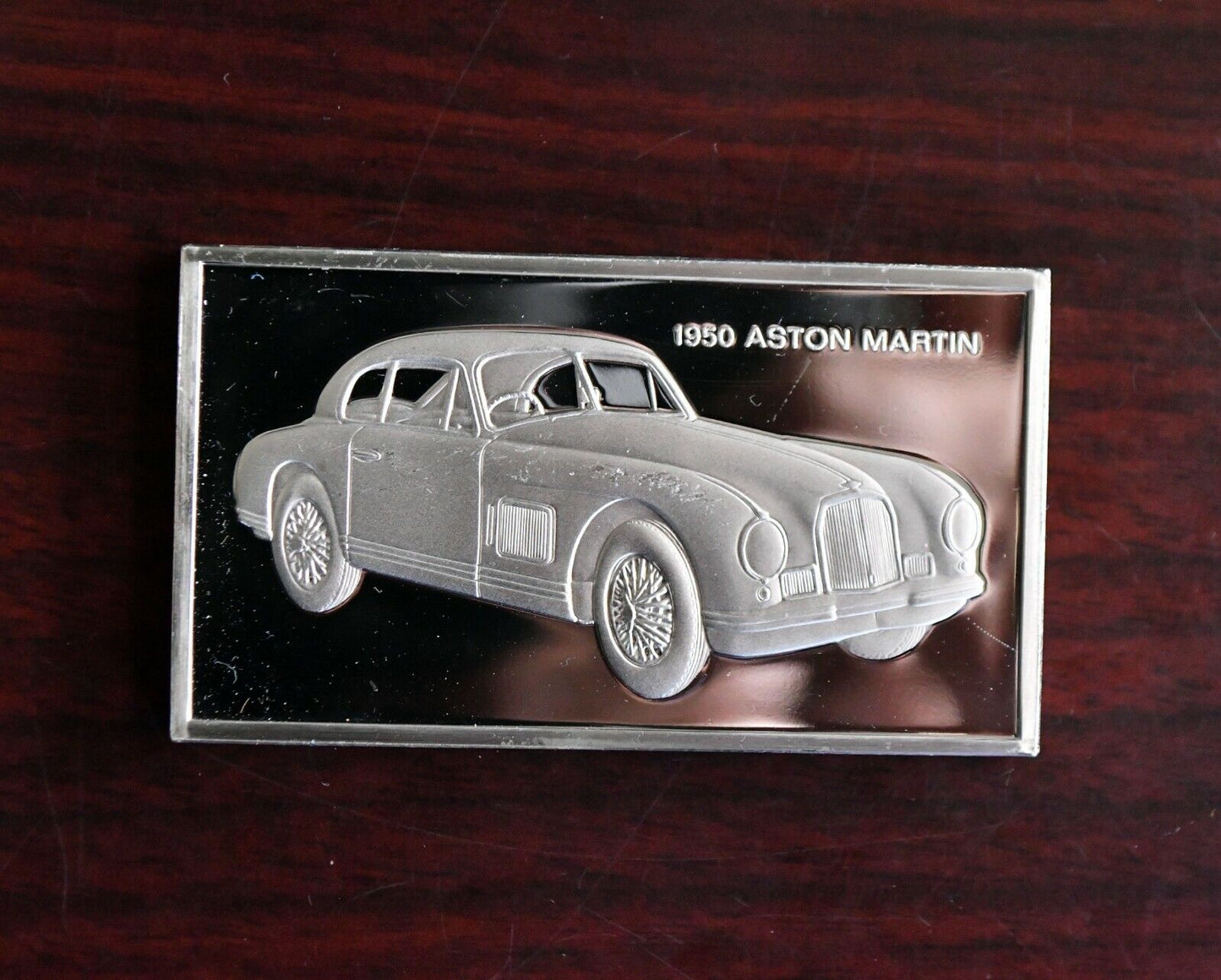 1950 Aston Martin Centennial Car Collection 1000 Grain Sterling Franklin Mint