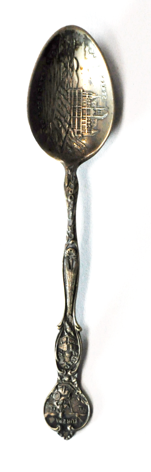 Sterling Joseph Mayer Cliff House San Francisco Demitasse Souvenir Spoon 4"
