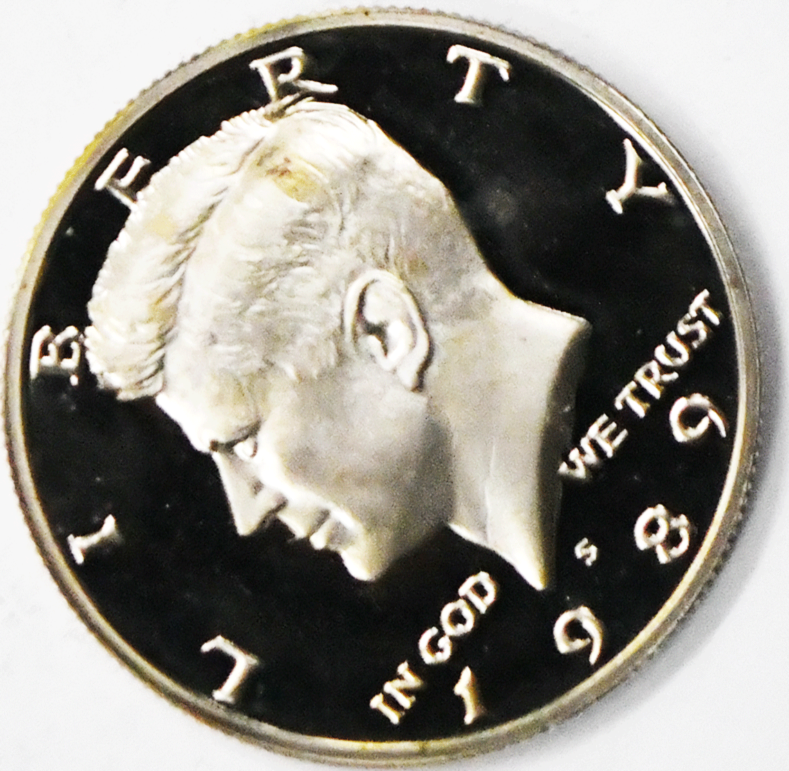 1989 S 50c Kennedy Half Dollar  Proof Clad Fifty Cents