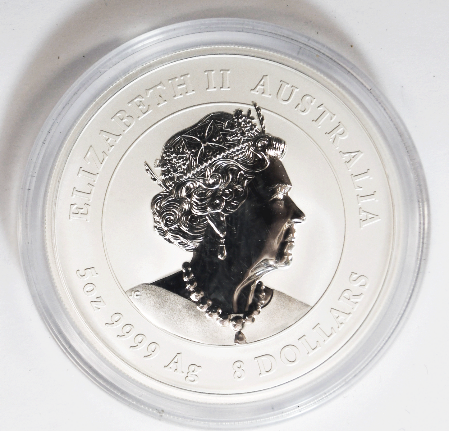2023 $8 Australia Silver Rabbit 5oz .9999 Lunar Coin Gem Uncirculated