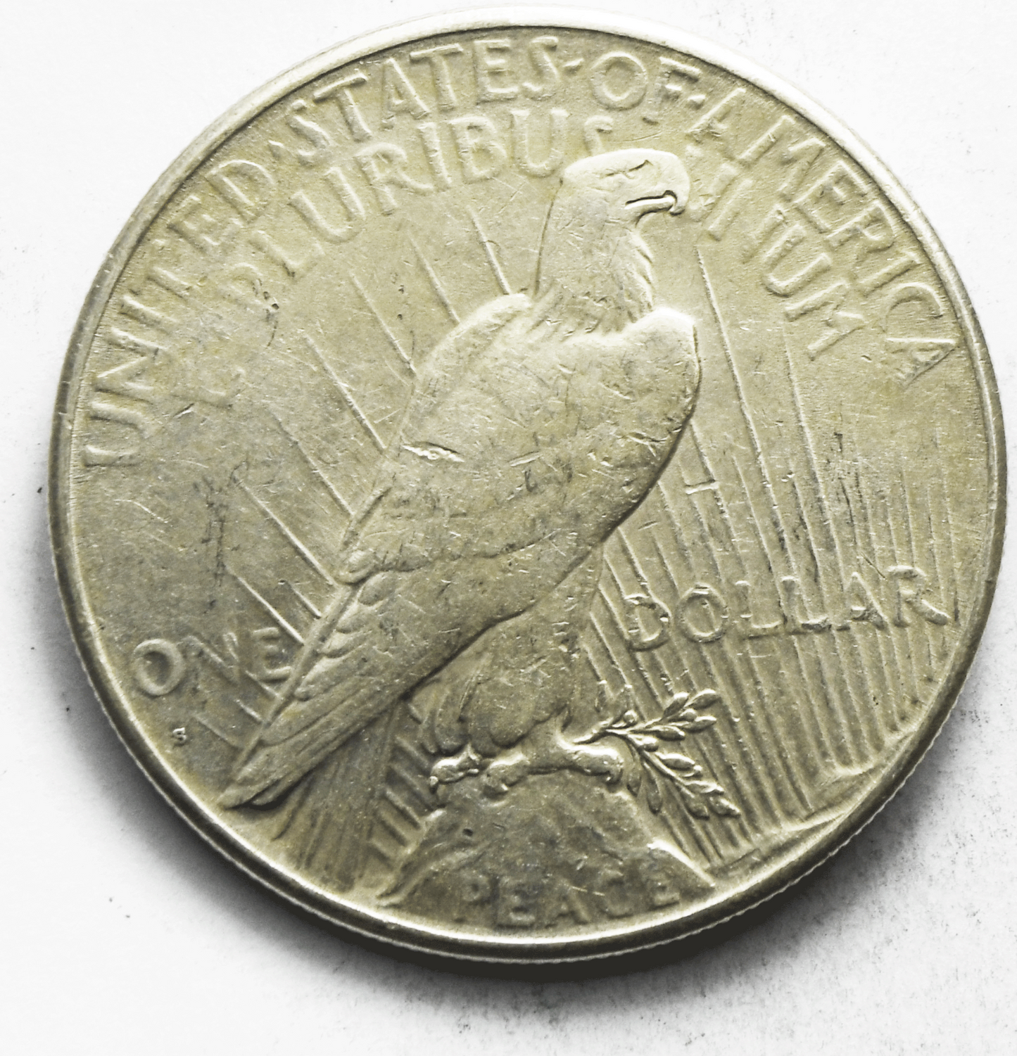 1934 D $1 Peace Silver One Dollar US Denver AU