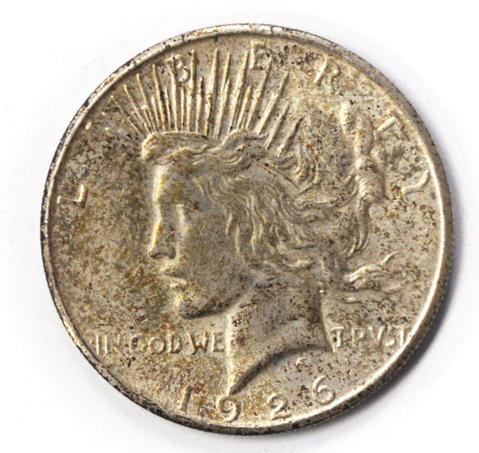 1926 S $1 Peace Silver One Dollar US San Francisco AU VAM 7A