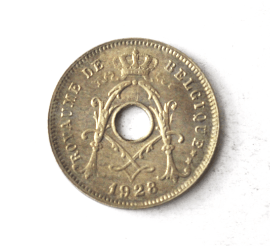 1928 Belgium 5 Five Centimes KM# 66 Belgique