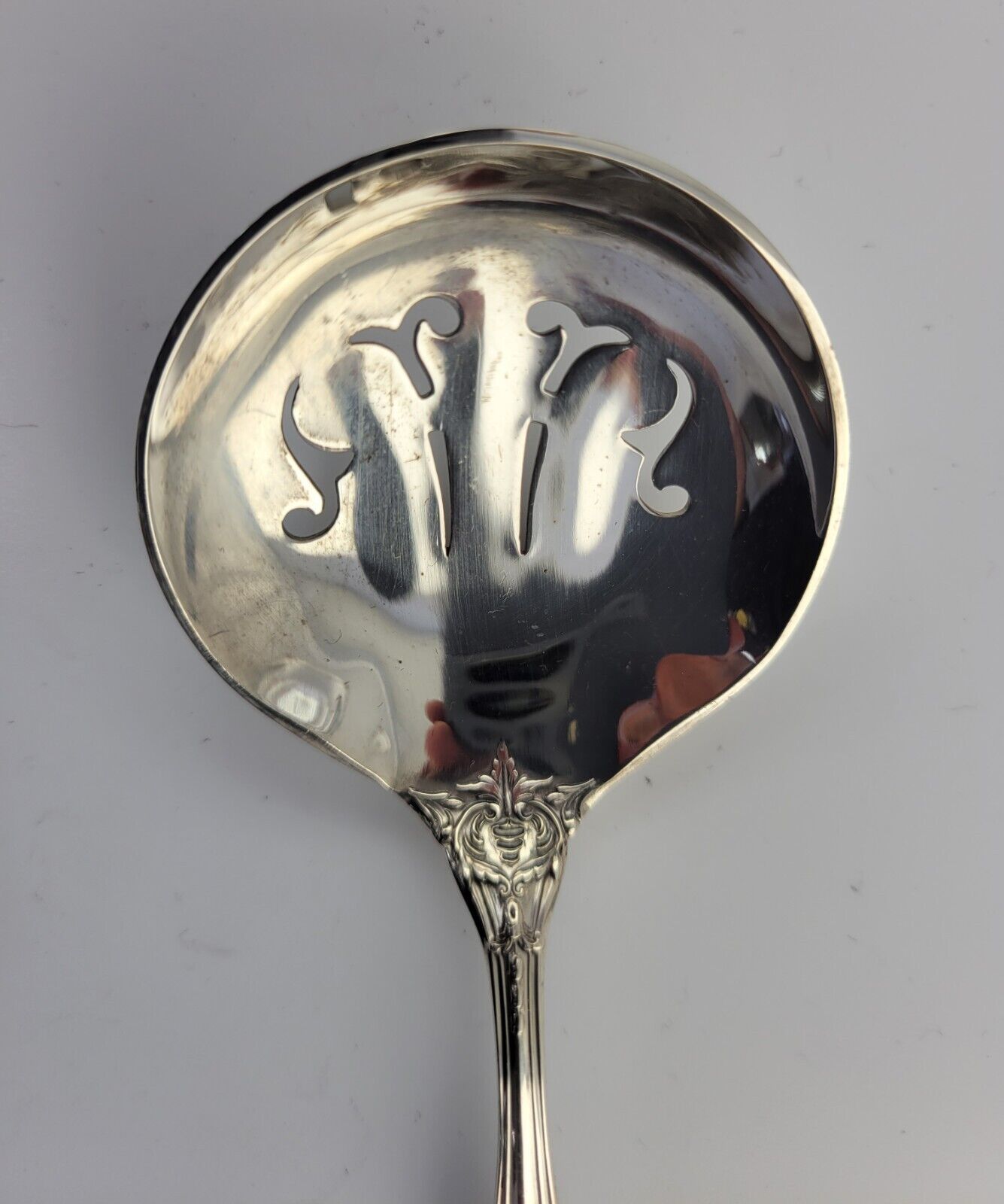 Reed & Barton Francis I Sterling Silver 1oz. Bon Bon Pierced Spoon 4 5/8"