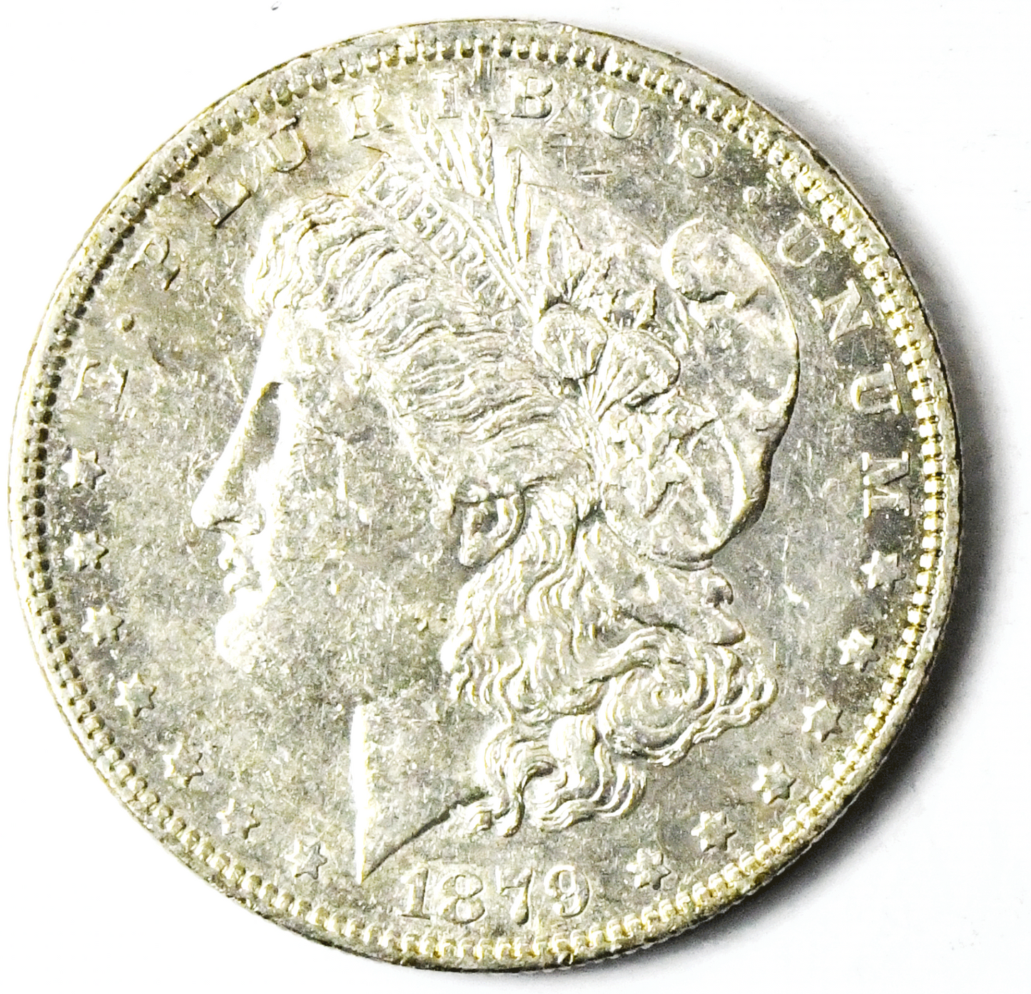1879 O/O $1 Morgan Silver One Dollar New Orleans VAM 4 AU