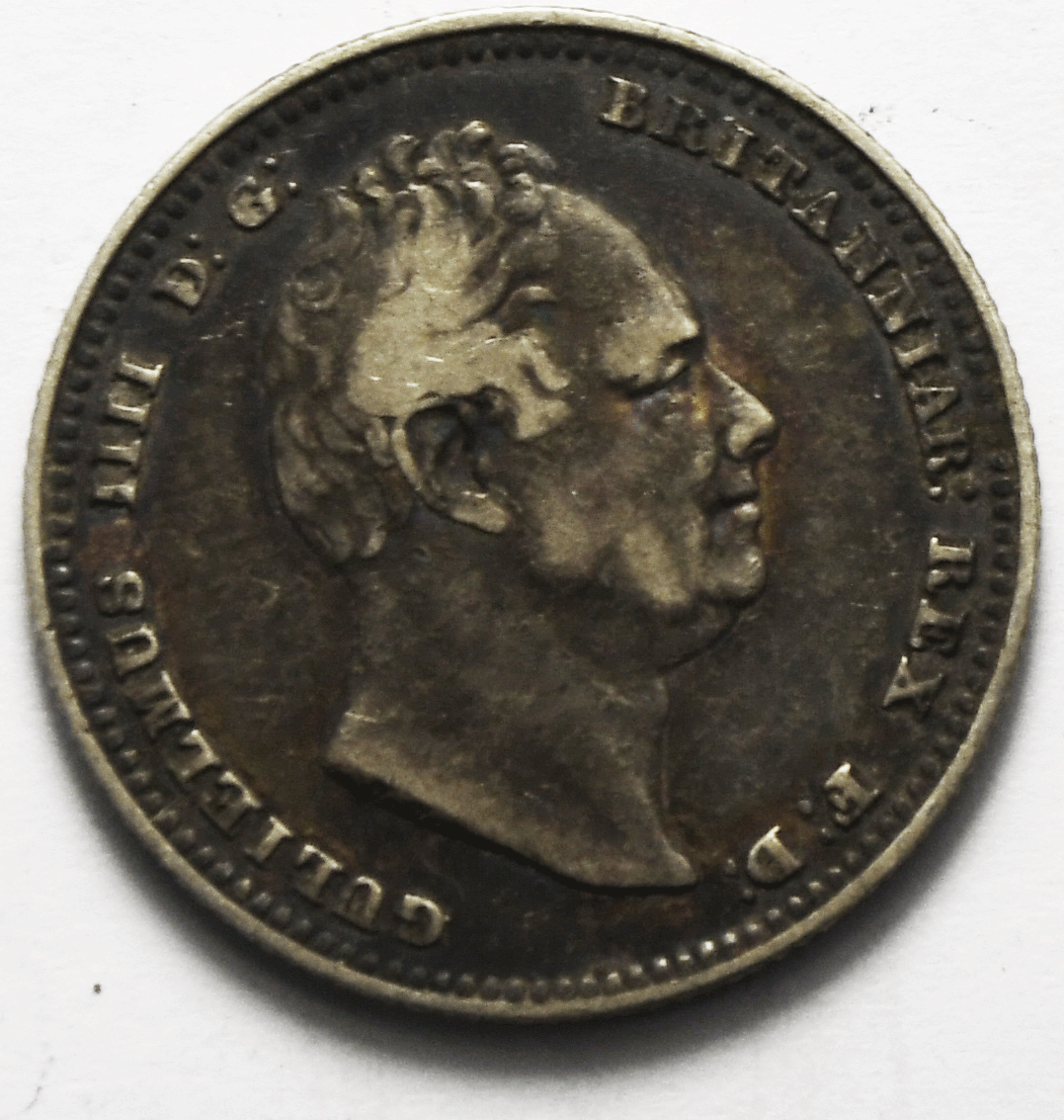 1834 Great Britain One Shilling Silver Coin KM# 713