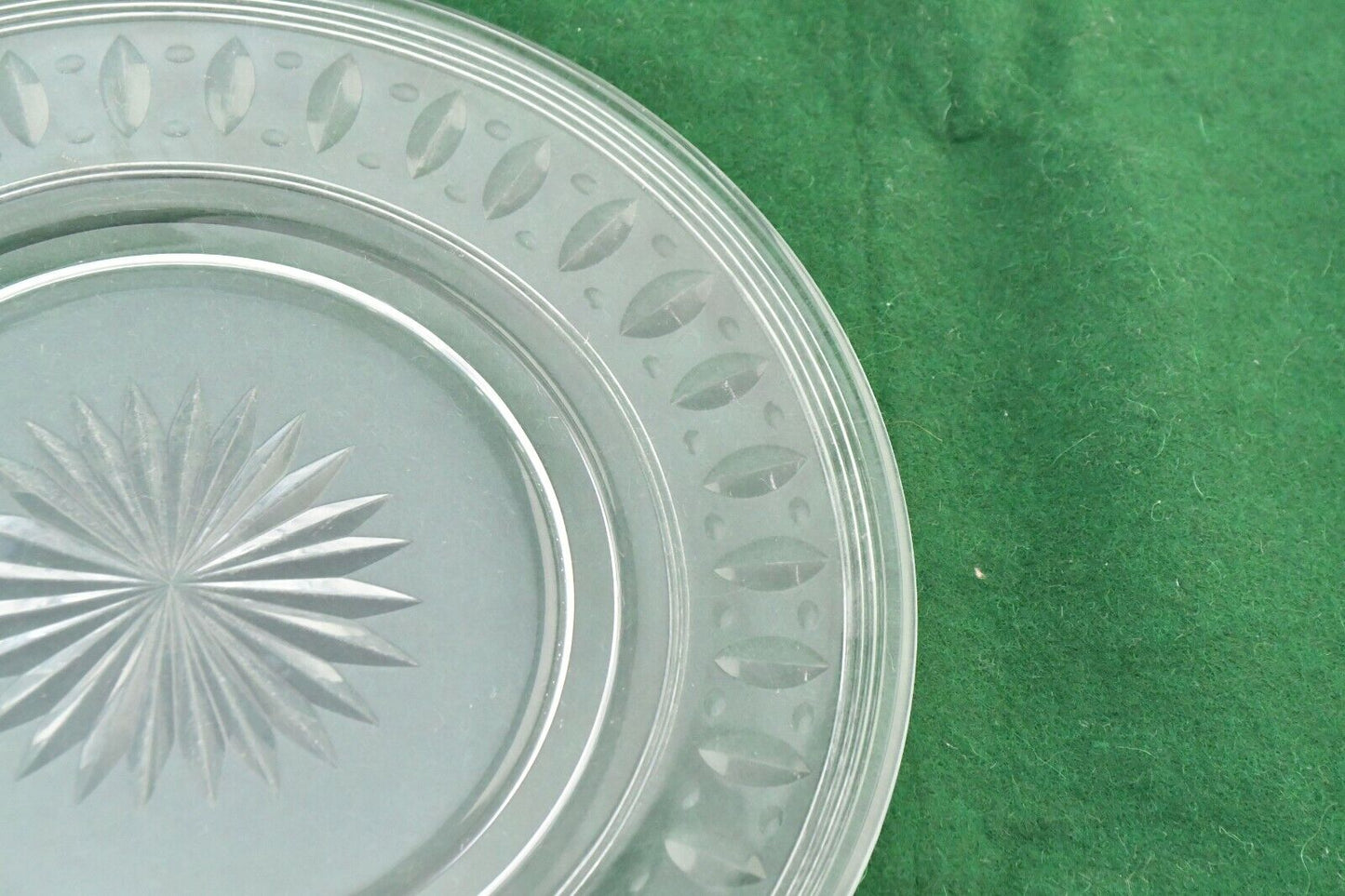 8 3/8" Stuart Dinnerware Crystal Glass Luncheon Bread Plate