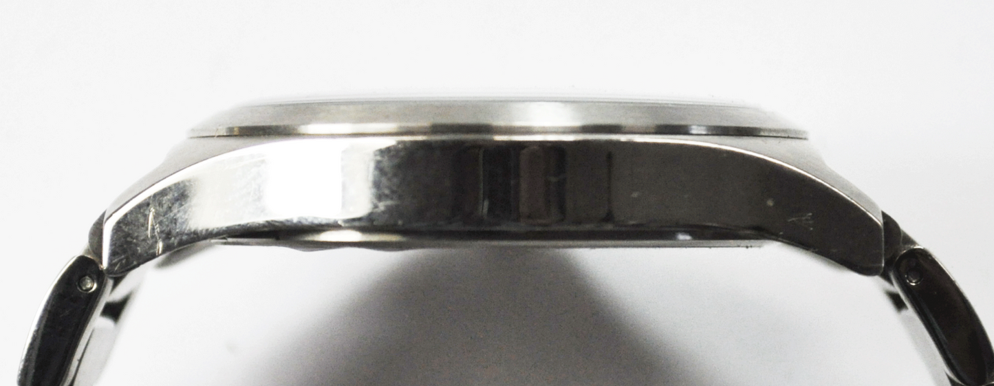 Marc Jacobs Jimmy Watch Blue Dial MBM5043 Date 44mm Stainless Steel Wristwatch