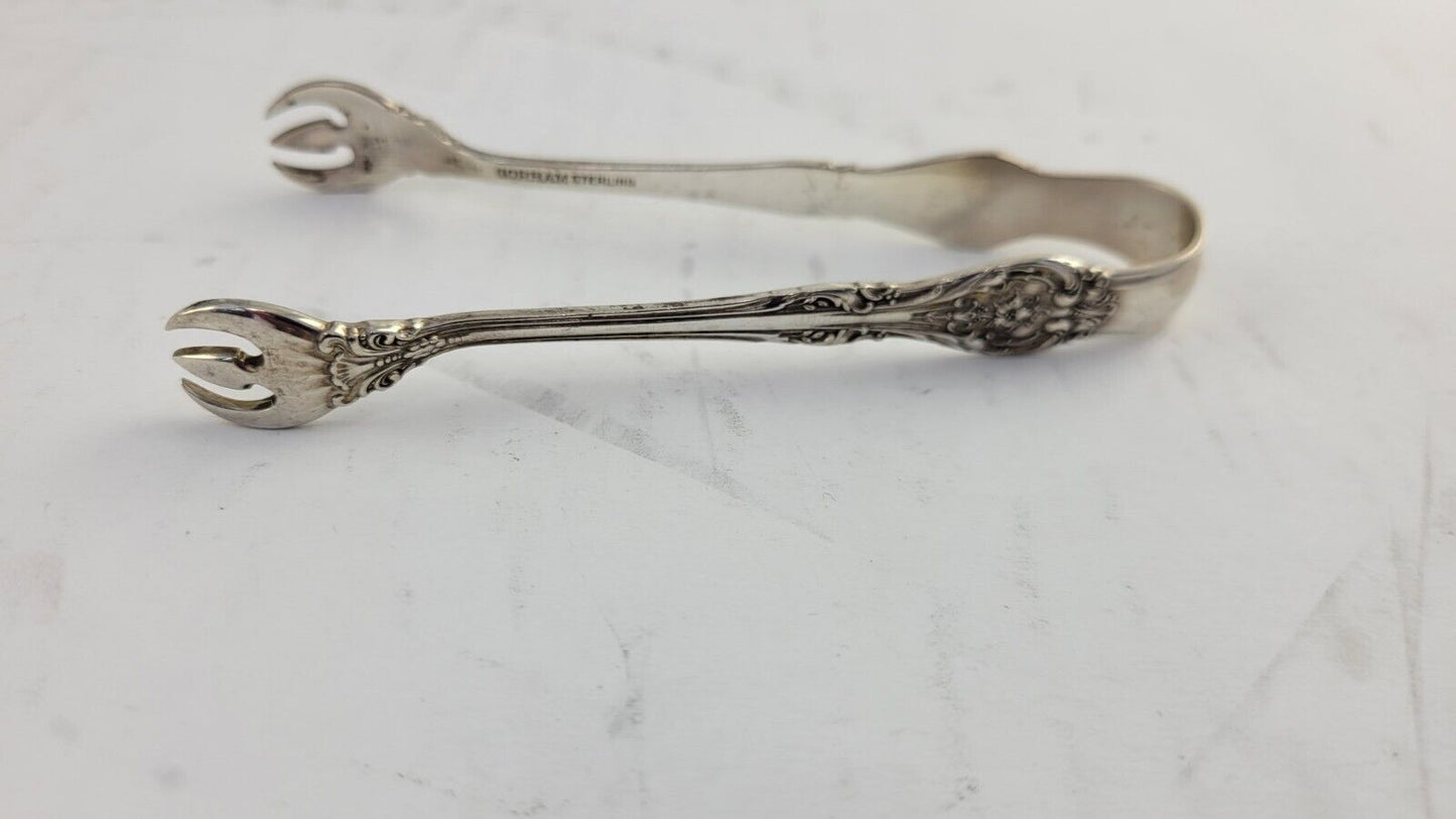 King Edward By Gorham Sterling Silver 4" Solid Sugar Tongs  .71oz.