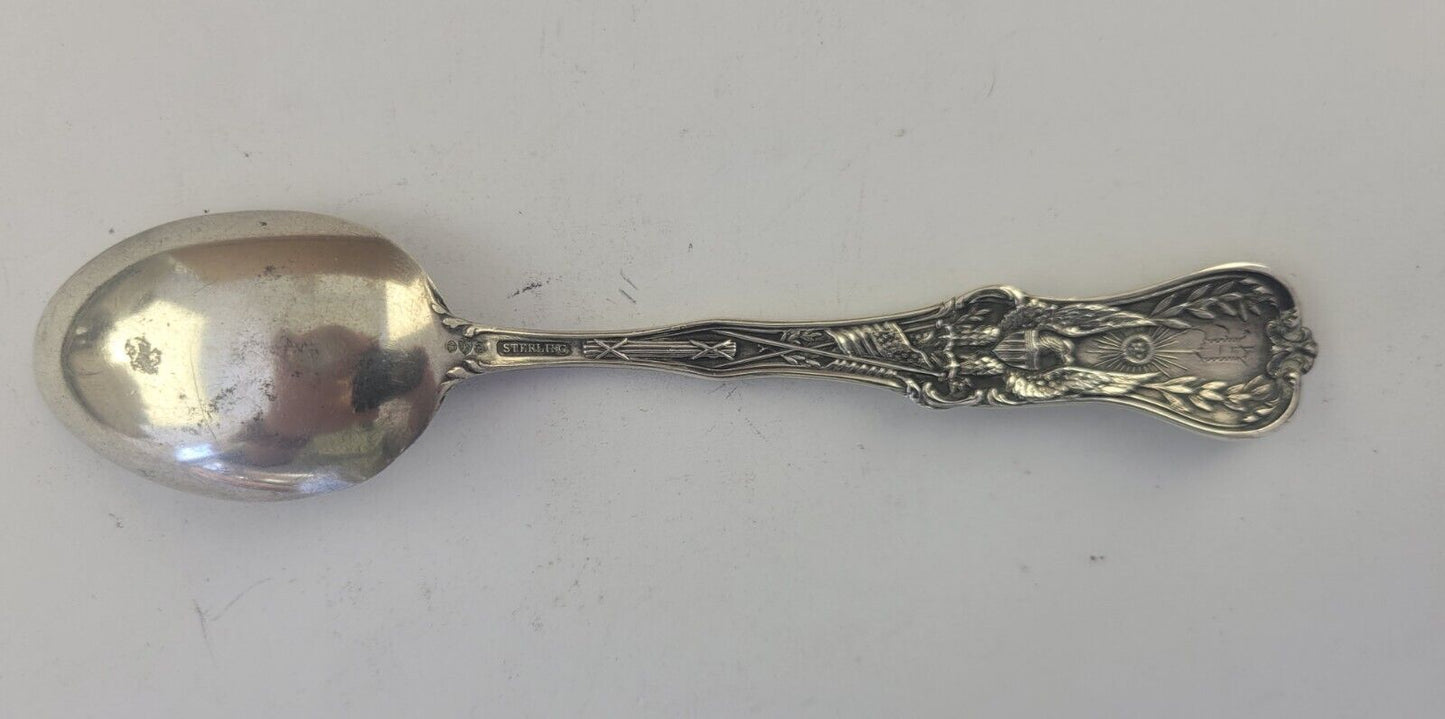 Post Office Omaha Nebraska 5 1/2" Souvenir Spoon Sterling. 63oz. by Watson