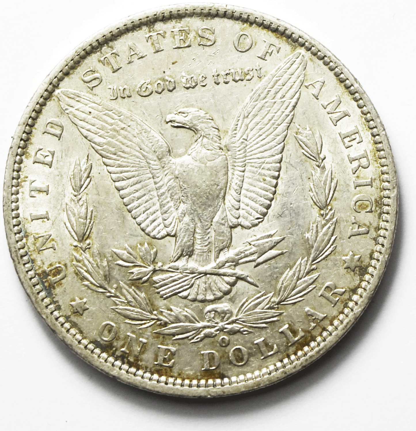 1887 O $1 Morgan Silver One Dollar US Coin New Orleans AU