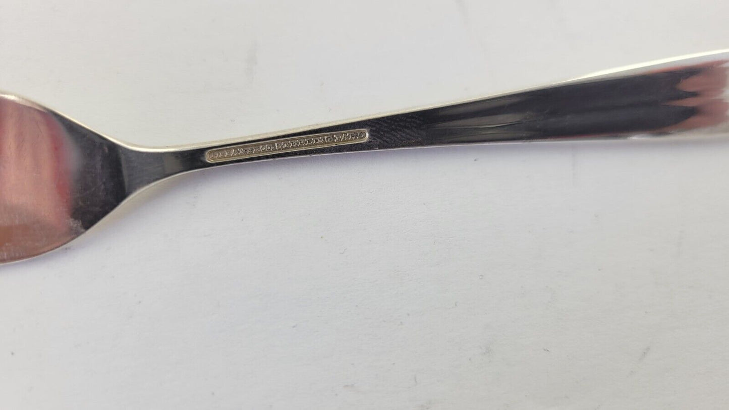 Cordis by Tiffany and Co. Sterling Silver 6" Butter Spreader Solid Handle .74oz.