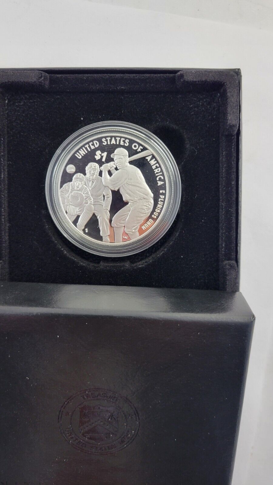 2022 Negro Leagues Proof Silver Dollar Medal Set US Mint Box & Paperwork