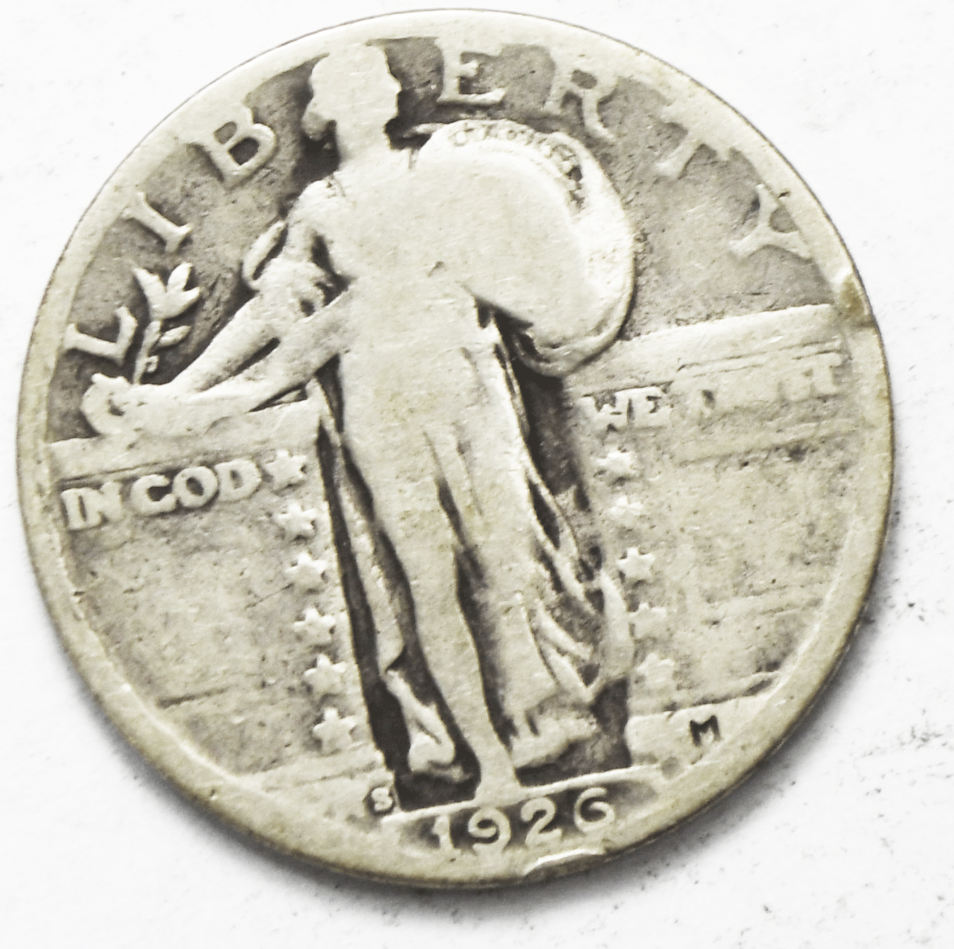 1926 S 25c Standing Liberty Silver Quarter San Francisco