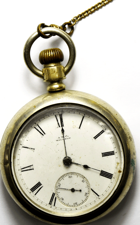 1883 Waltham Size 18 PS Bartlett Pocket Watch OF KW KS Not Running