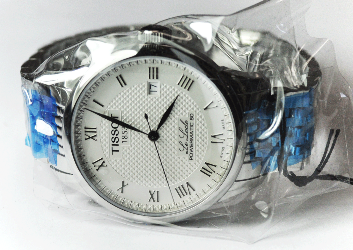 Men's Tissot T006407B Le Locle Powermatic 80 Date Skeleton 23j w Box & Papers