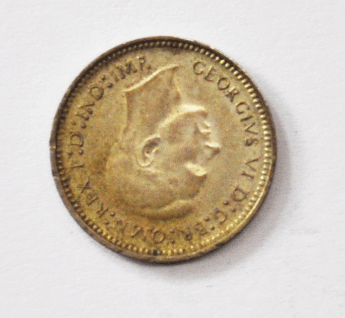 1941 Australia 3p Three Pence Silver Coin KM#37