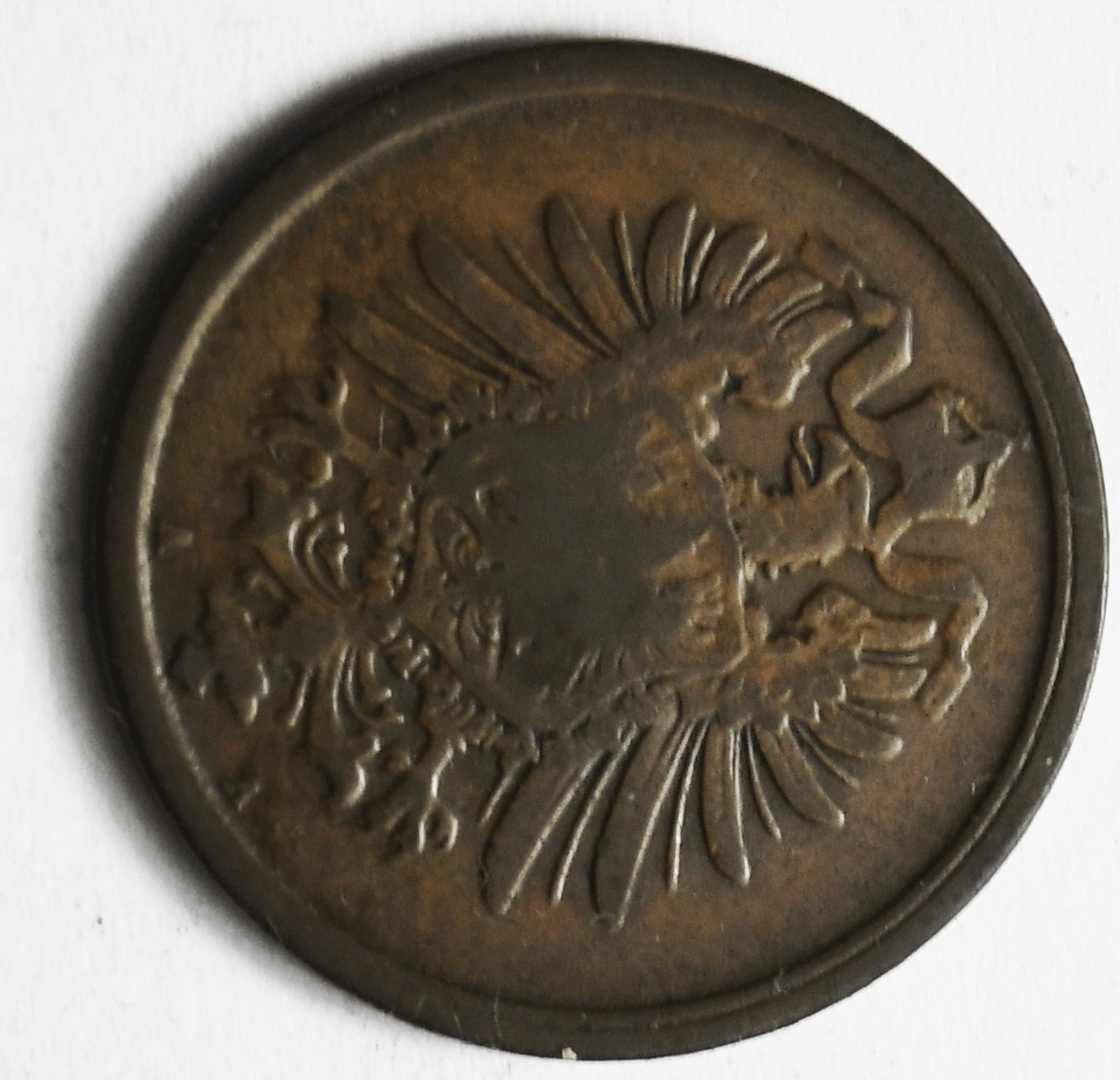 1873 A Germany Empire 2 Pfennig KM# 2