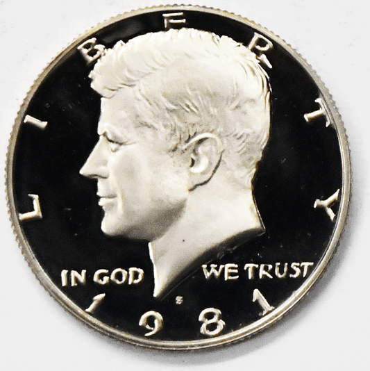 1981 S 50c Kennedy Half Dollar  Proof Clad Fifty Cents