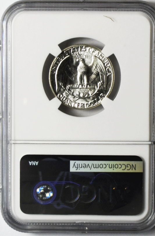 1958 25c Washington Silver Quarter Dollar NGC MS66 Brilliant Uncirculated