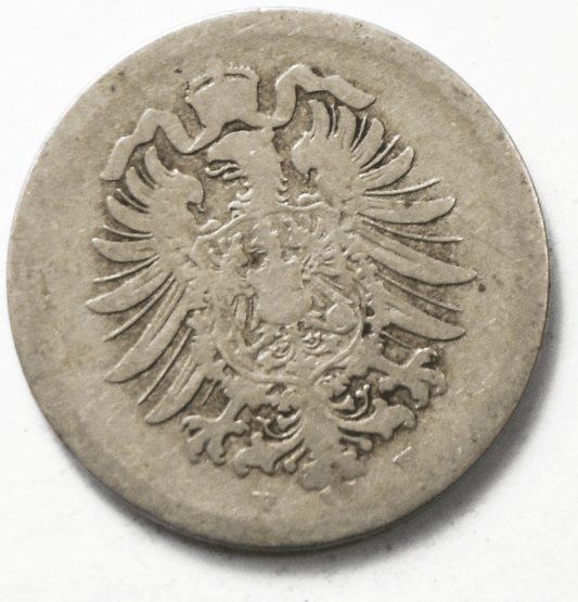 1888 F Germany  Empire 10 Ten Pfennig KM# 4