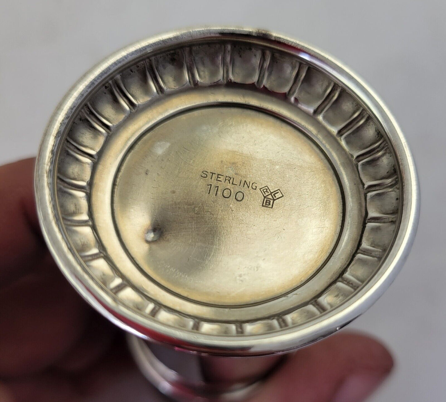 Antique Lunt Sterling Silver 4" Salt and Pepper Shakers 2.9oz