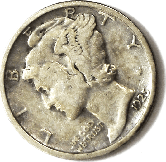 1925 D 10c Mercury Silver Dime Rare Ten Cents Denver Rare