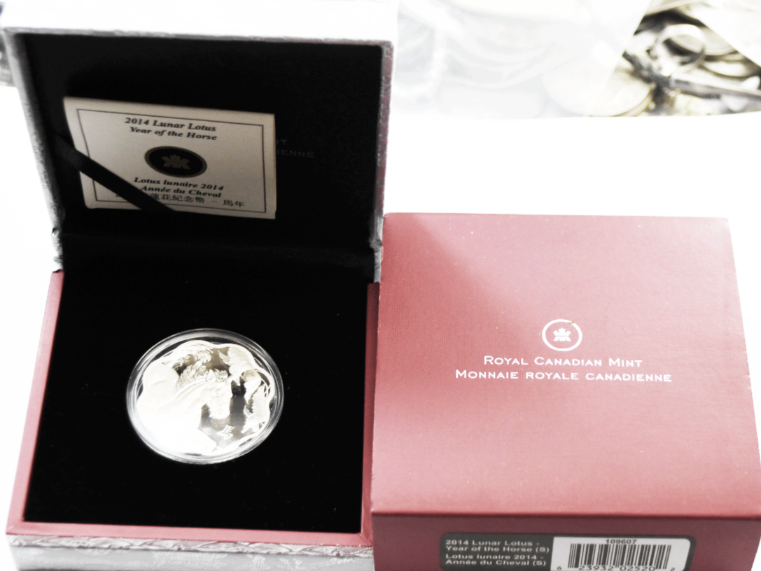 2014 Canada $15 Dollars .9999 Silver Proof Coin Lunar Horse Equestrian
