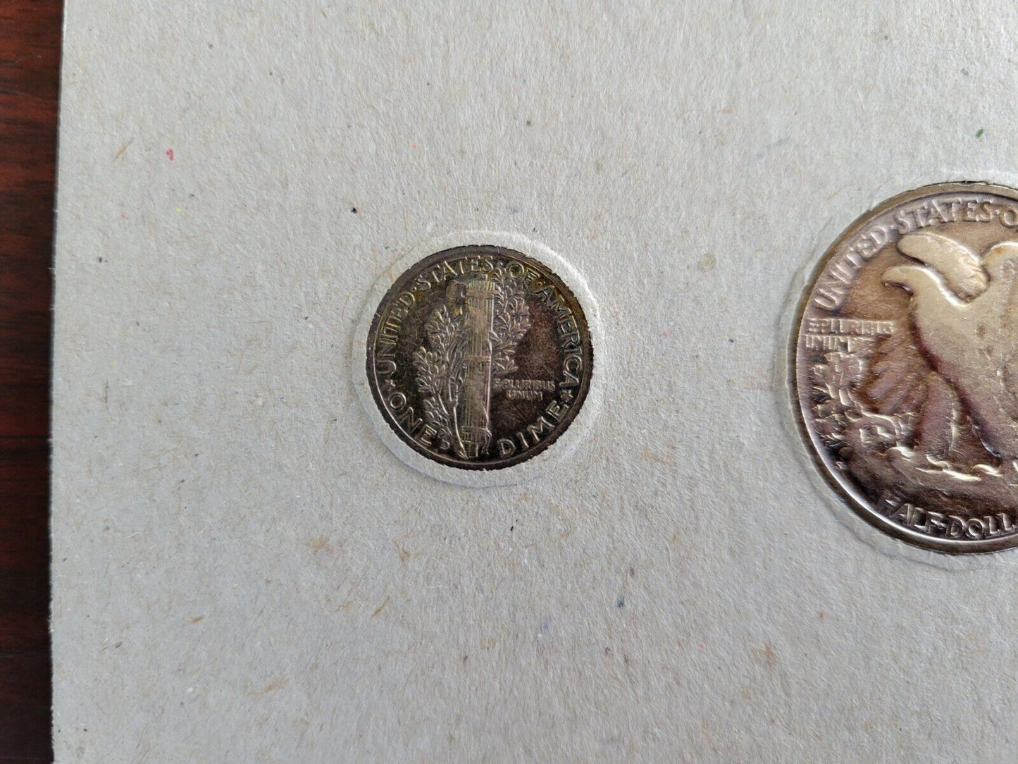 Extraordinary United States Silver Coins Mercury Dime, Half Dollar, Quarter Set