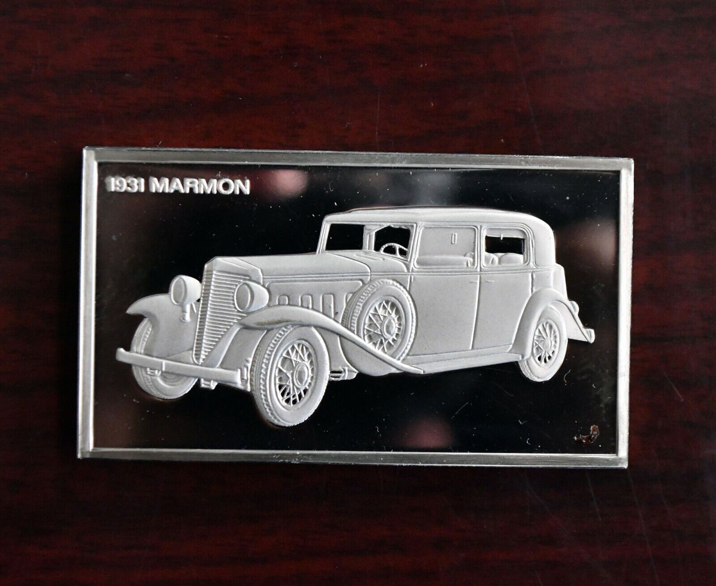 1931 Marmon Centennial Car Ingot Collection 1000 Grains Sterling Franklin Mint