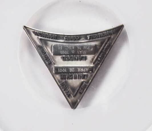 1991 STS-39 Robbins Silver Space Medal Unflown #140 NGC MS66 Discovery