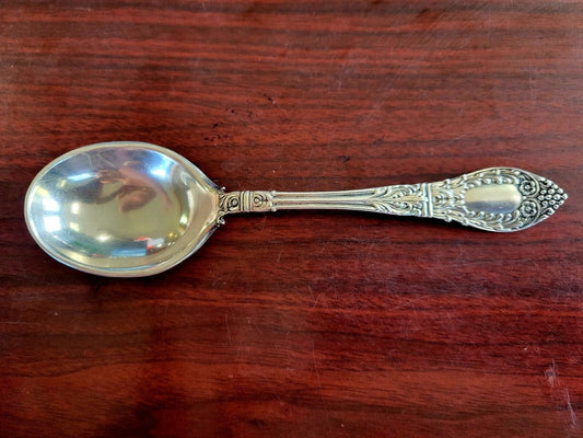 Roman by J.B & S.M. Knowles Sterling Silver 6 1/4" Solid Sugar Spoon 1oz.