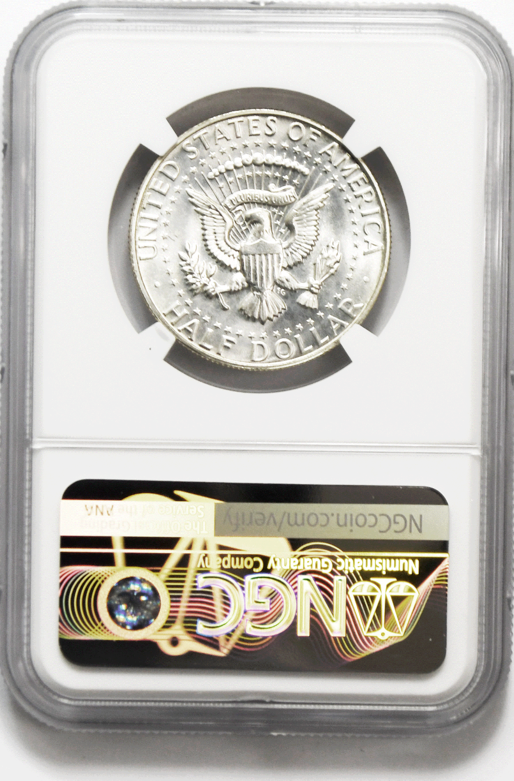 1965 50c SMS Kennedy Silver Half Dollar Fifty Cents MS66 NGC