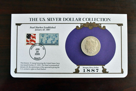 1887 O Morgan Dollar Postal Commemorative Society Silver Dollar Collection