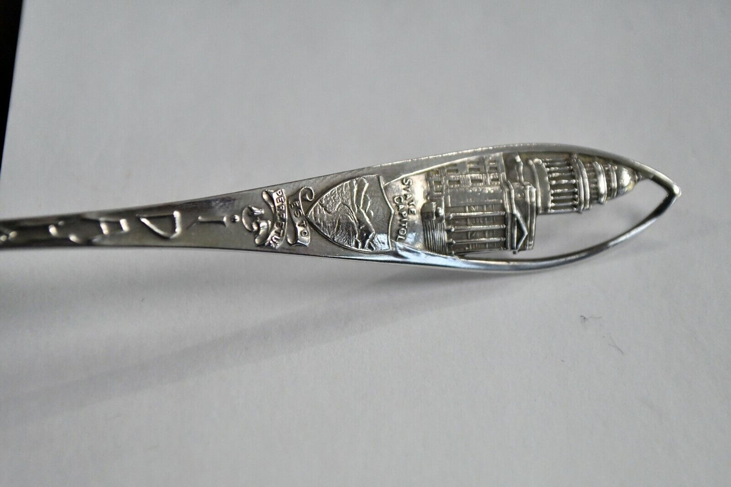 Idaho State Capitol Boise 5 5/8" Sterling Silver Spoon .49 oz.