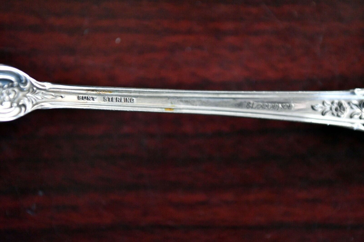 Eloquence by Lunt Sterling Silver 5 7/8" Short Handle Pickle Olive Fork .77 oz.