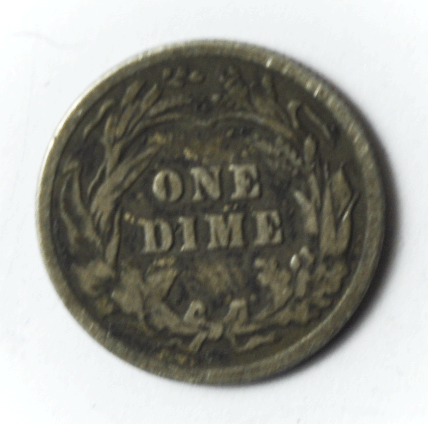 1900 10c Barber Silver Ten Cents Dime US Philadelphia
