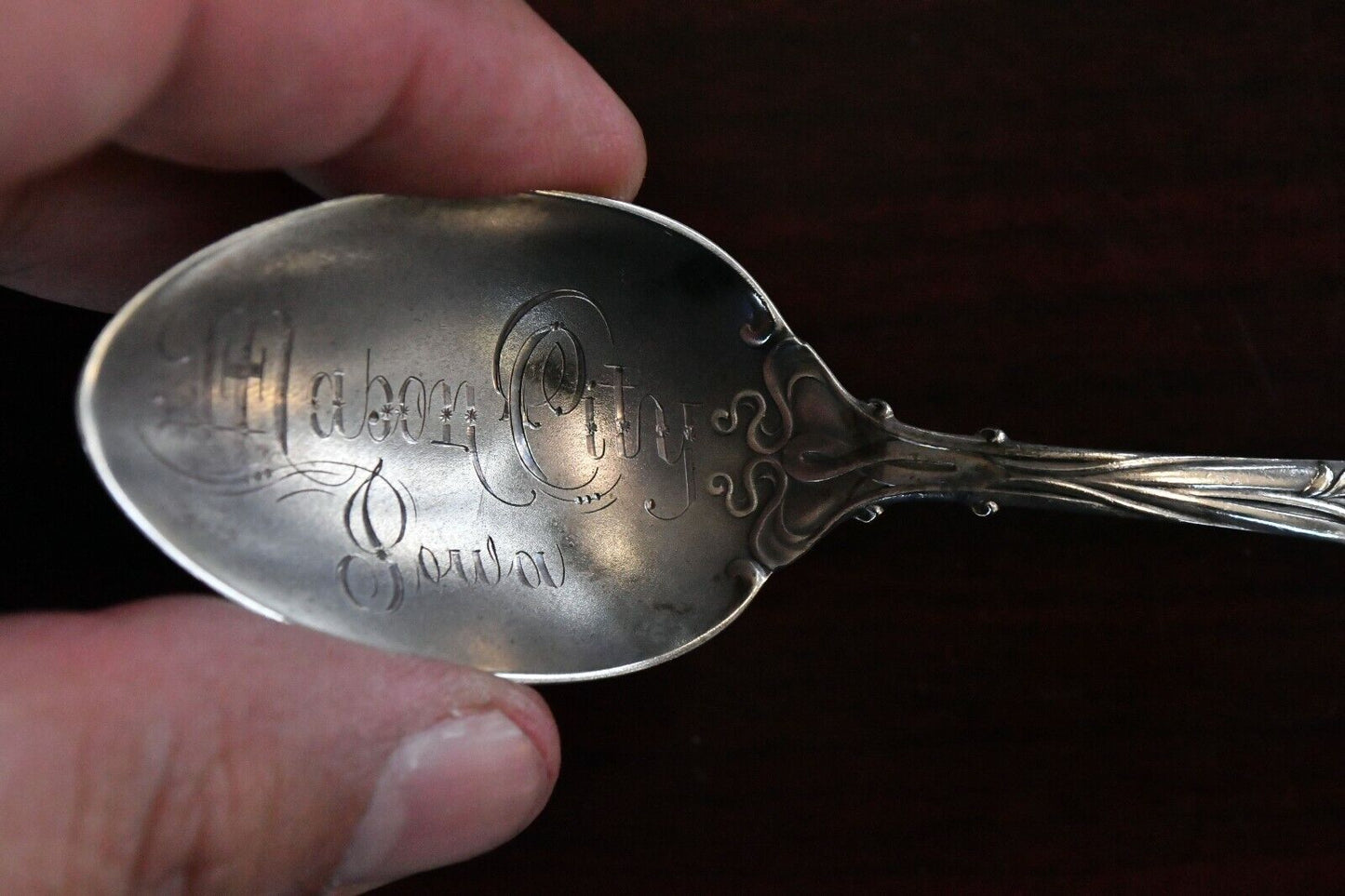 Mason City Iowa? Sterling Silver Reed & Barton5 3/8"  Souvenir Spoon .61 oz.