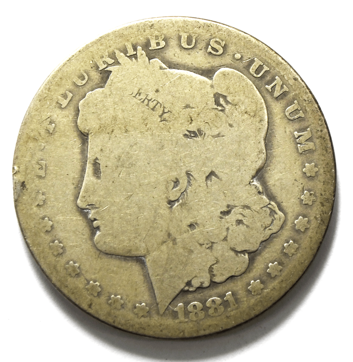 1881 CC $1 Morgan Silver One Dollar Carson City