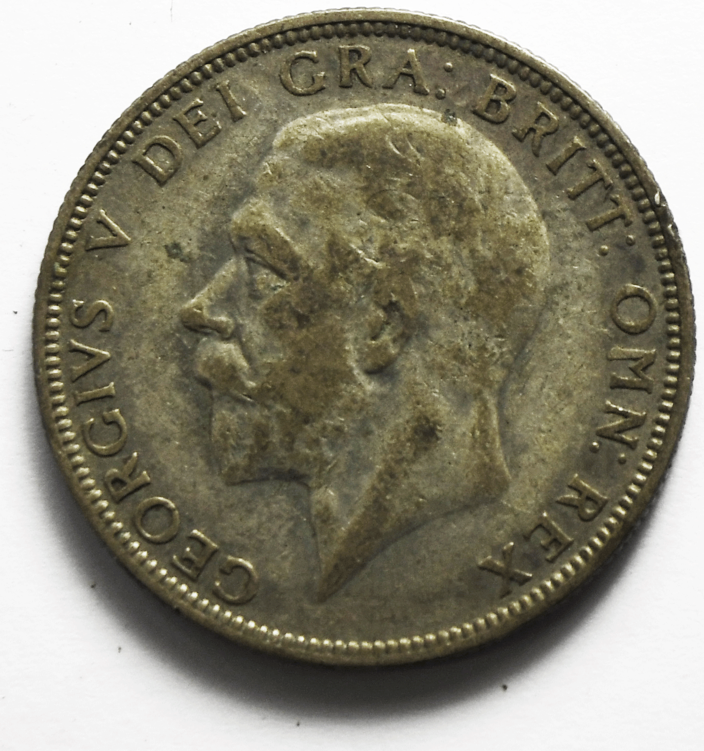 1936 Great Britain Silver One Florin Two Shillings Coin KM# 834