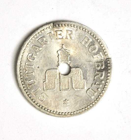 Stuttgarter Hofbrau Germany Beer Company Ein Glas Bier Aluminum 25mm