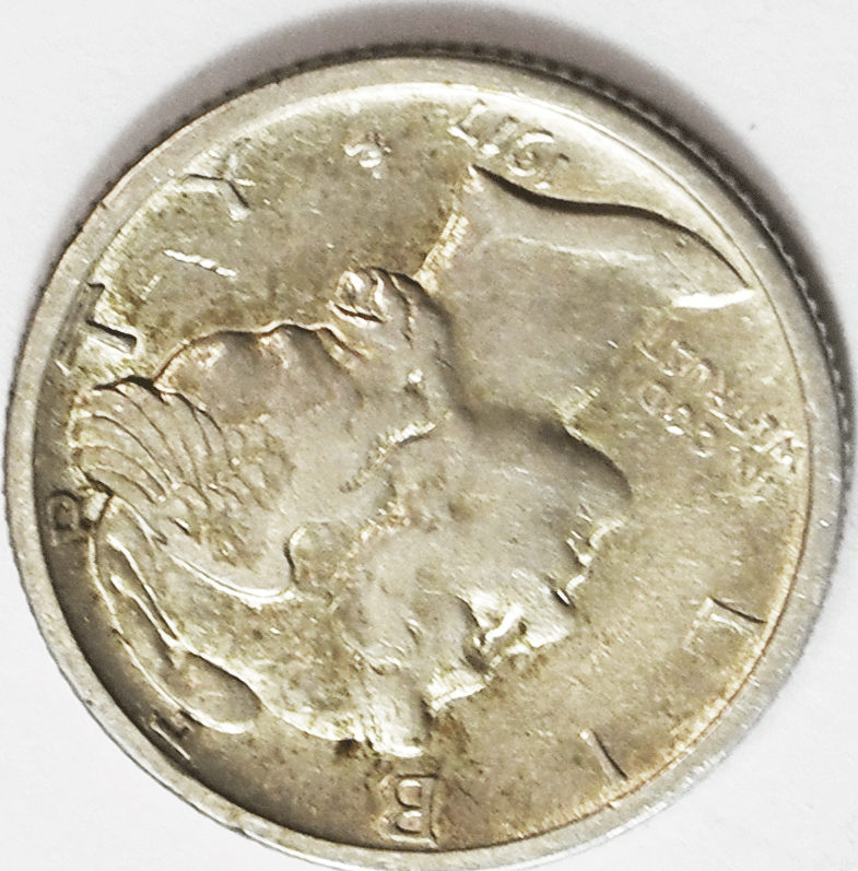1917 S 10c Mercury Silver Dime Rare Ten Cents San Francisco