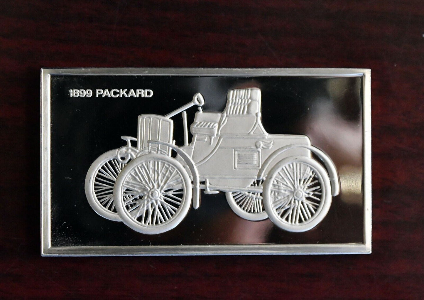 1899 Packard Centennial Car Ingot Collection 1000 Grain Sterling Franklin Mint