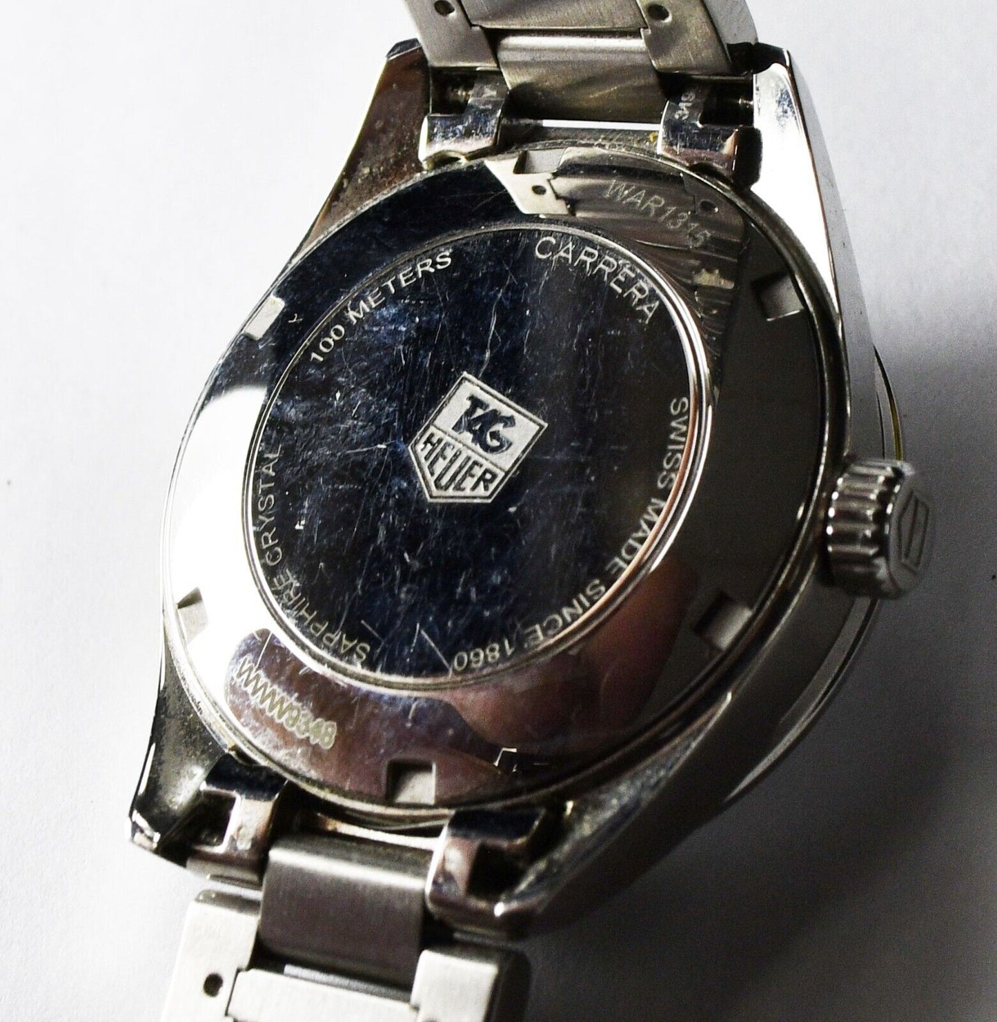 Tag Heuer Carrera Diamond Bezel MOP Dial WAR1315 64 Diamond .621ctw w Box 32mm