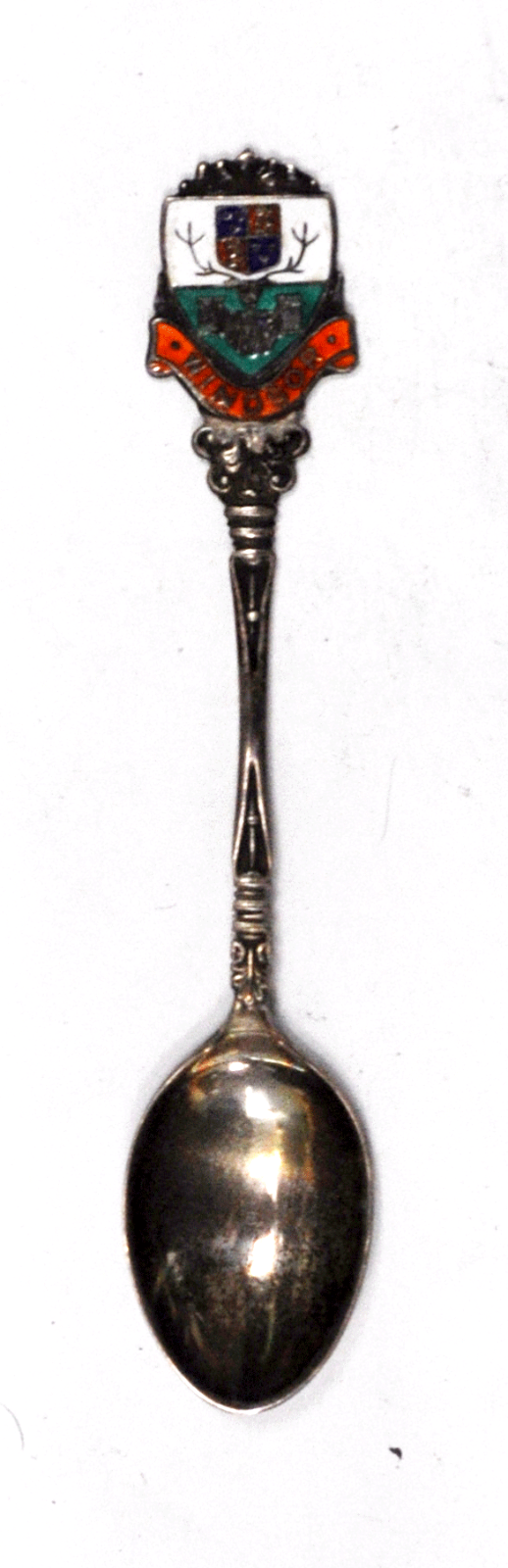 1966 Sterling Silver Birmingham Deakin & Francis Souvenir Spoon Windsor 4-7/8"