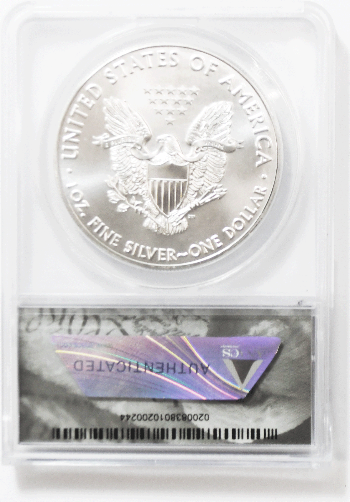 2020 $1 Silver American Eagle ANACS MS69 Emergency Production Philadelphia FS